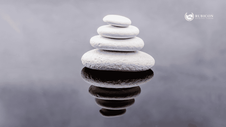 picture of three rocks stacked symbolizing peace and tranquility