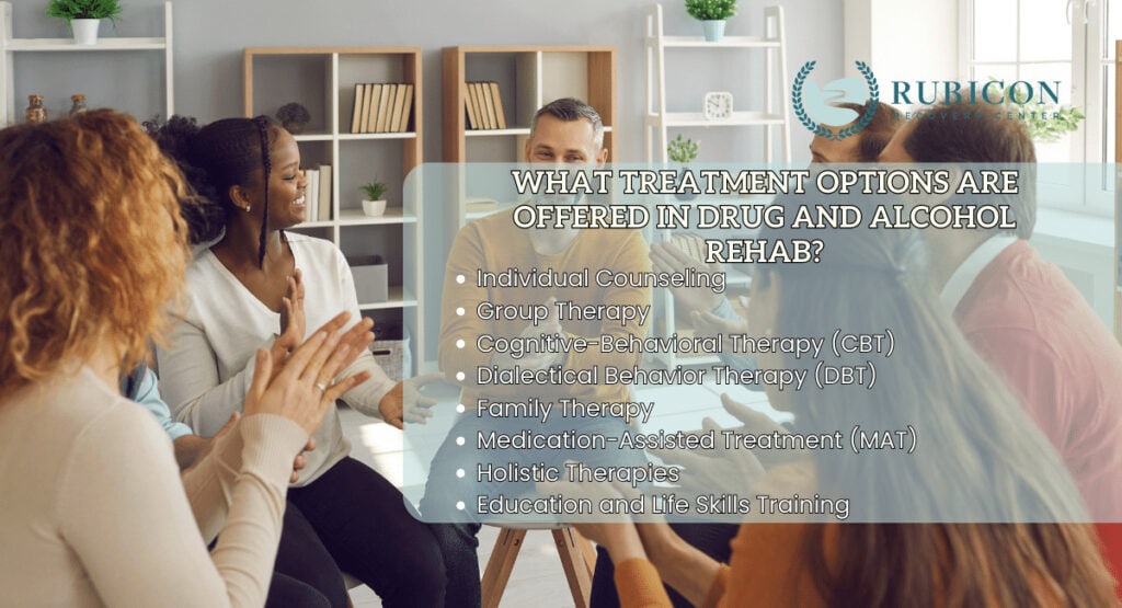 What Treatment Options are Offered in Drug and Alcohol Rehab