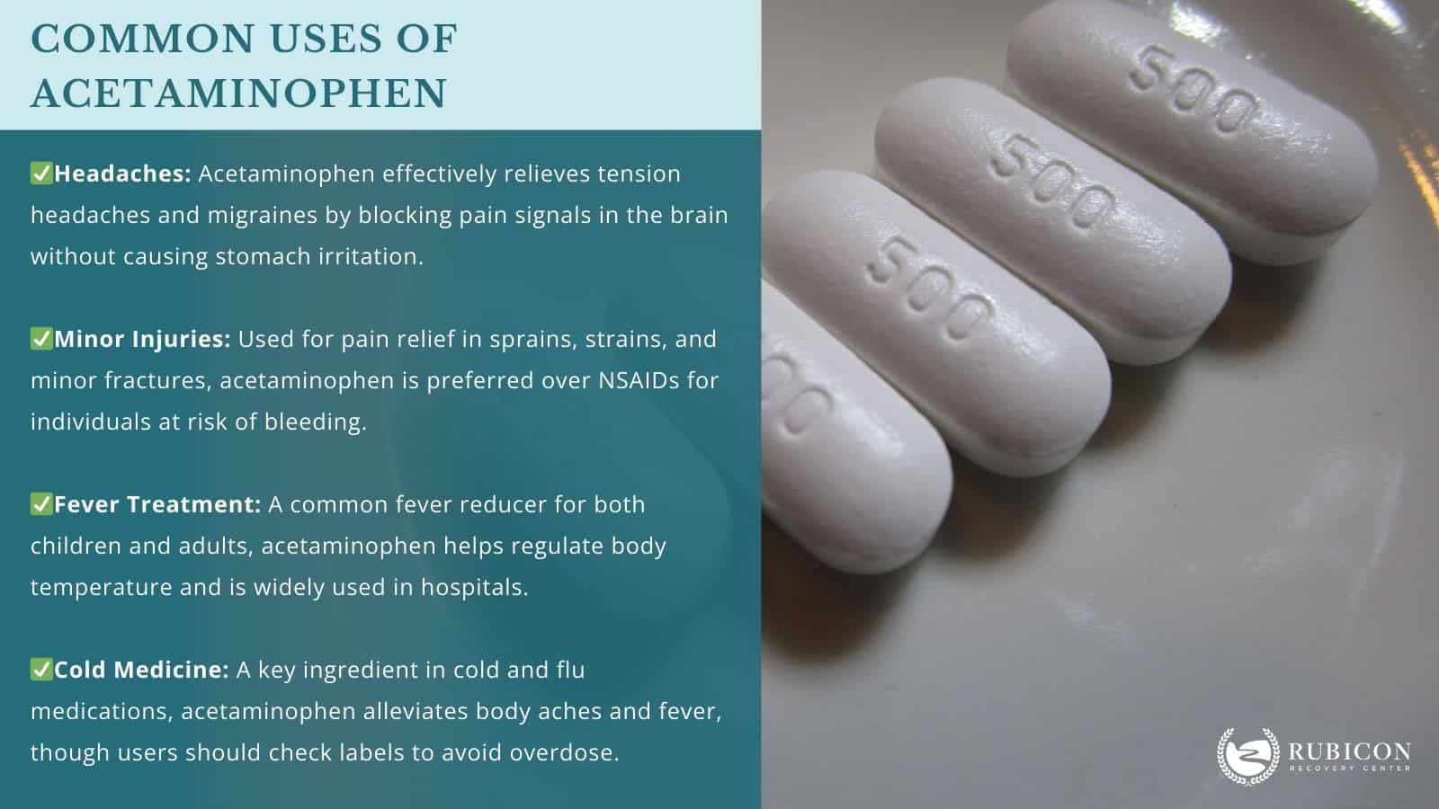 What is Acetaminophen - Uses, Dangers, Risks, & More - Rubicon